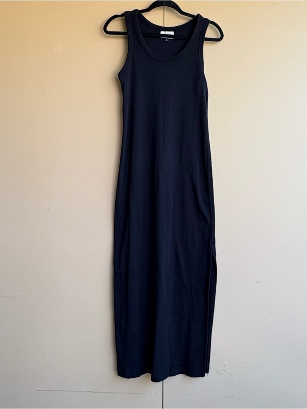 Universal thread maxi ribbed black dress - Picture 3 of 4